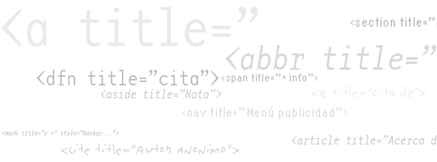 El atributo ‘title’ en la web semántica