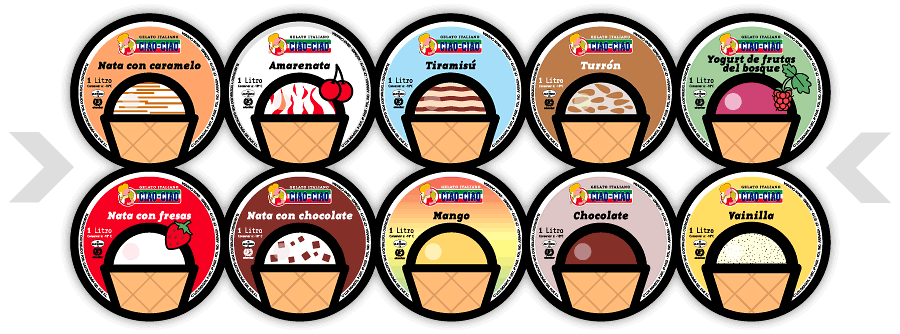 Helados italianos y branding