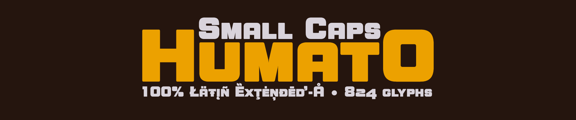 Humato Small Caps - 02 styles - OpenType Features