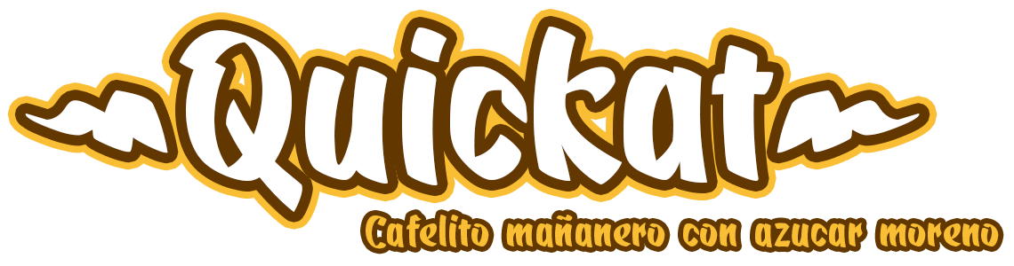 Quickat Script Font. Cafelito mañanero con azucar moreno