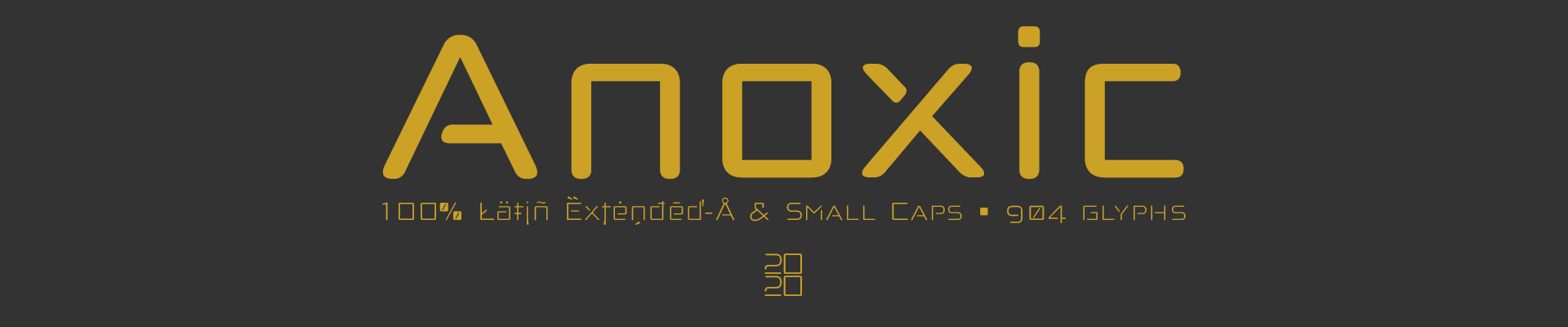 Anoxic Sans Typefaces Semi Stencil