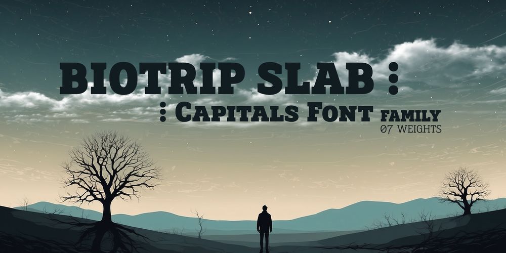 Biotrip-Slab-Serif-Caps-font-family