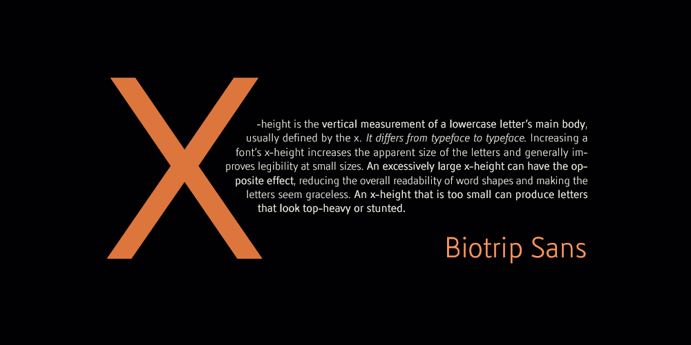 Biotrip-sans-fonts-x-height-free
