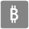 Icono tipográfico de: Bitcoin