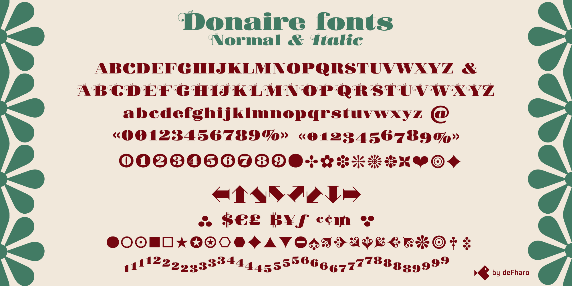 Donaire-fonts-character-set-specimen