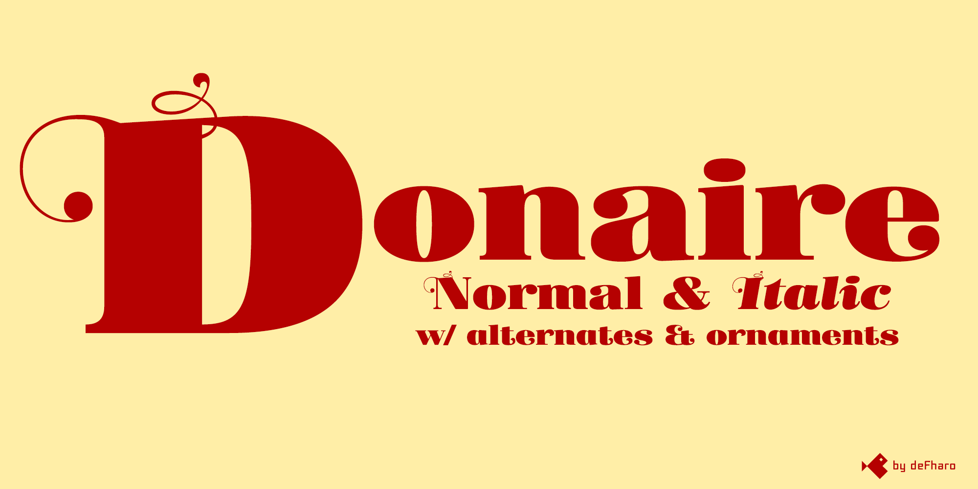 Donaire-modern-fonts