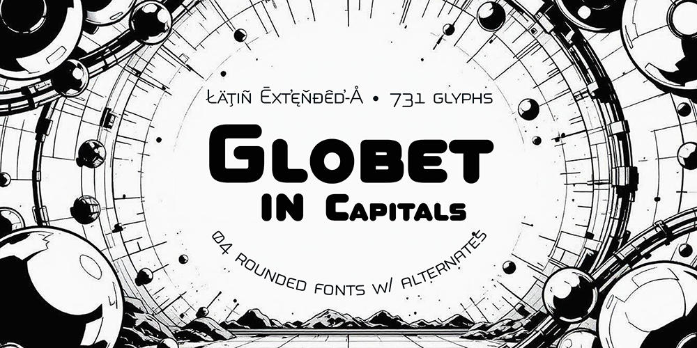 Globet-in-Caps-rounded-fonts