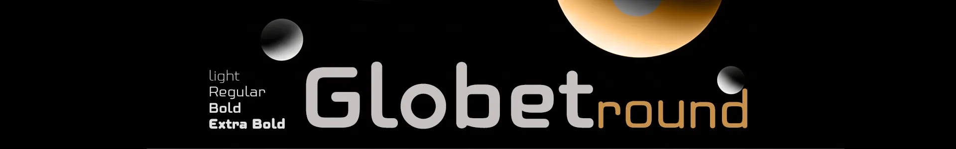 Globet Round fonts