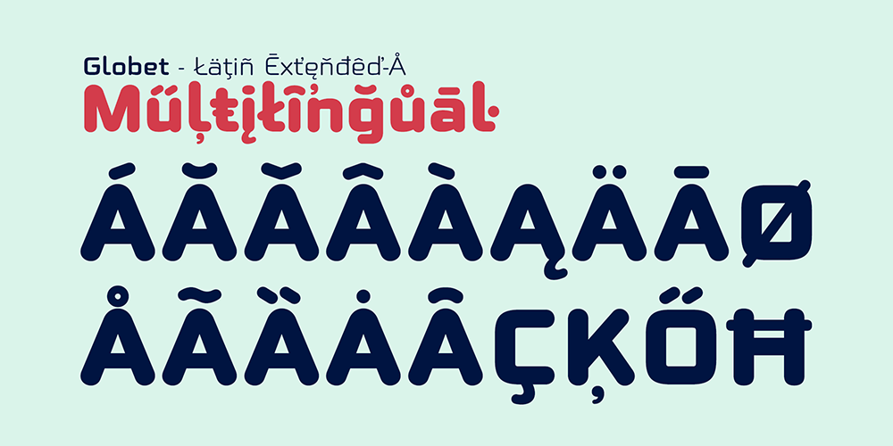 Globet-multilingual-round-fonts-w