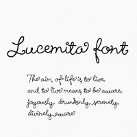 Lucemita font