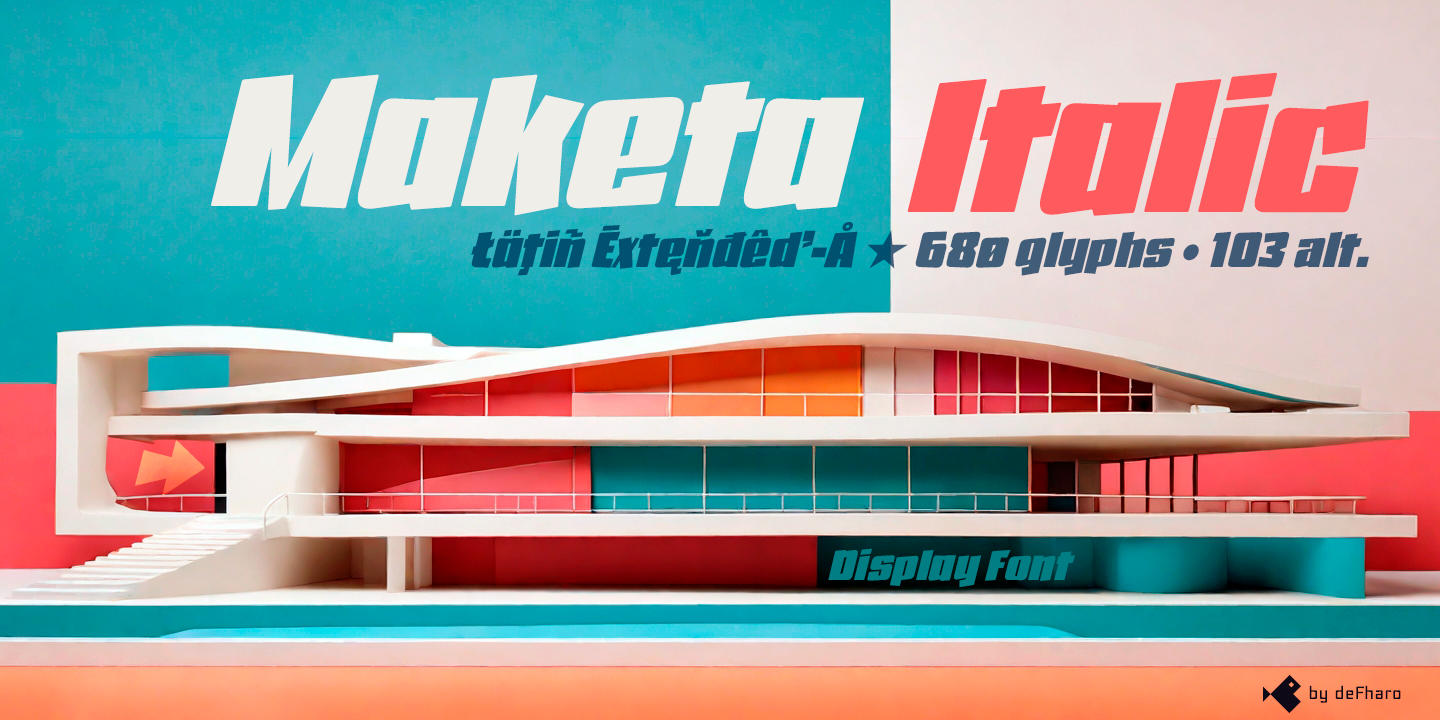 Maketa-display-italic-font