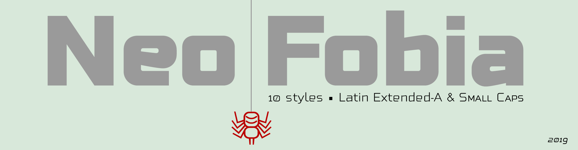 Neo Fobia 10 styles. Latin Extended-A & Small Caps