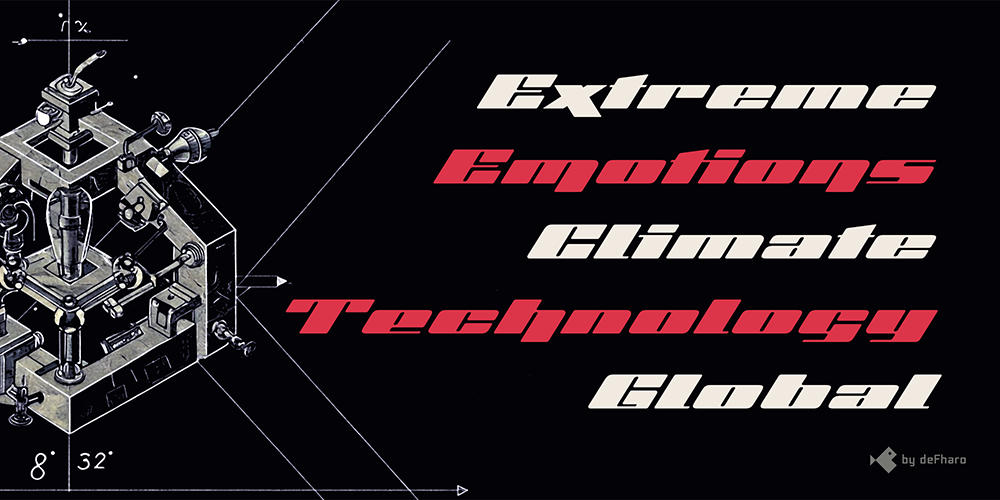 Octavus-display-techno-font