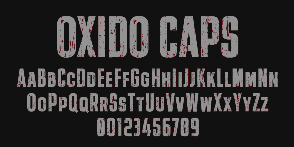 OXIDO-Caps-Character-Set