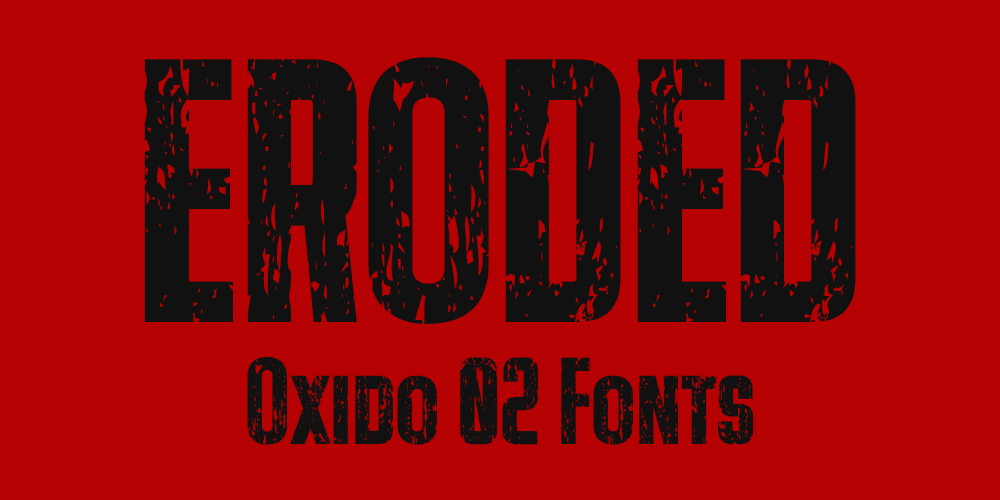 OXIDO-Caps-Eroded-Sans-serif