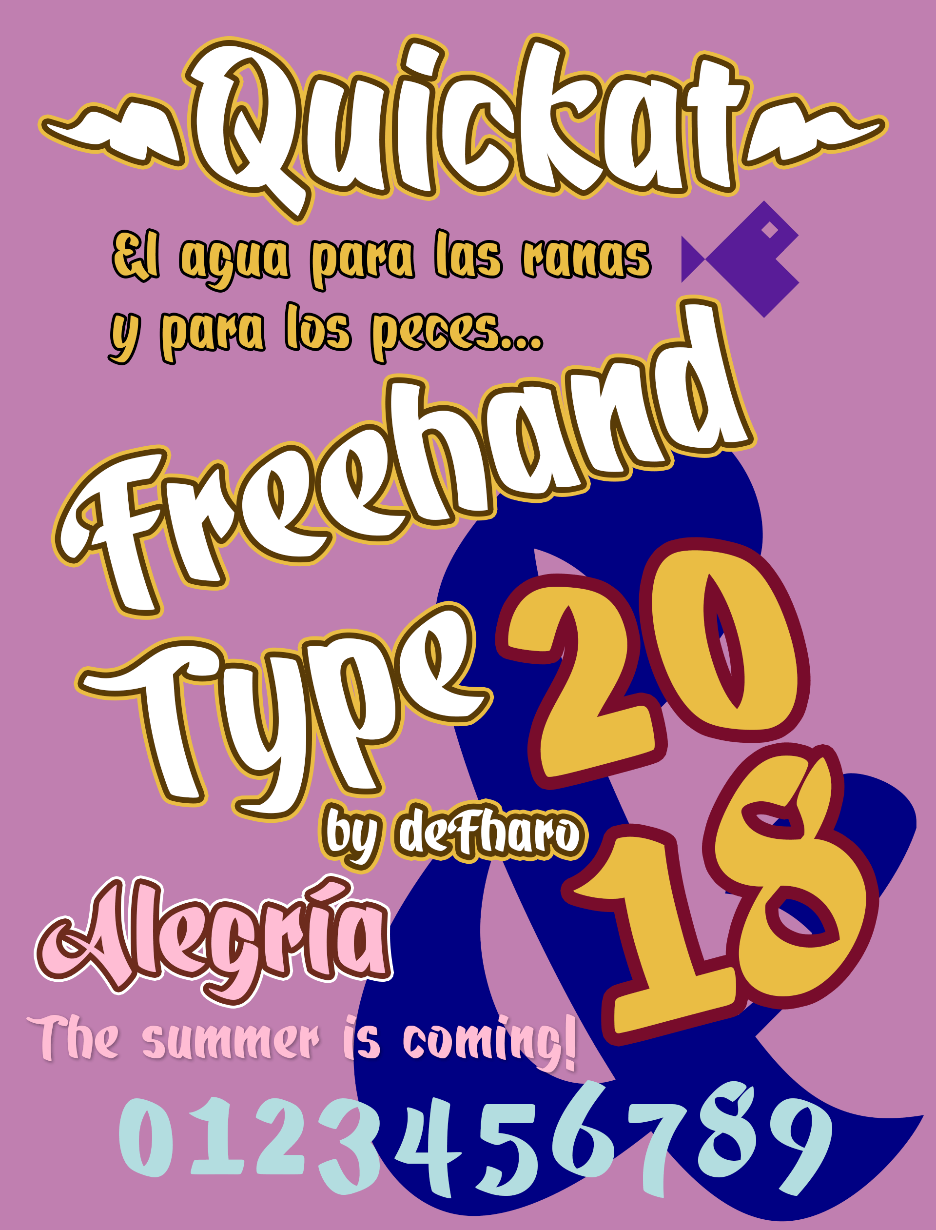 Quickat fonts 2018