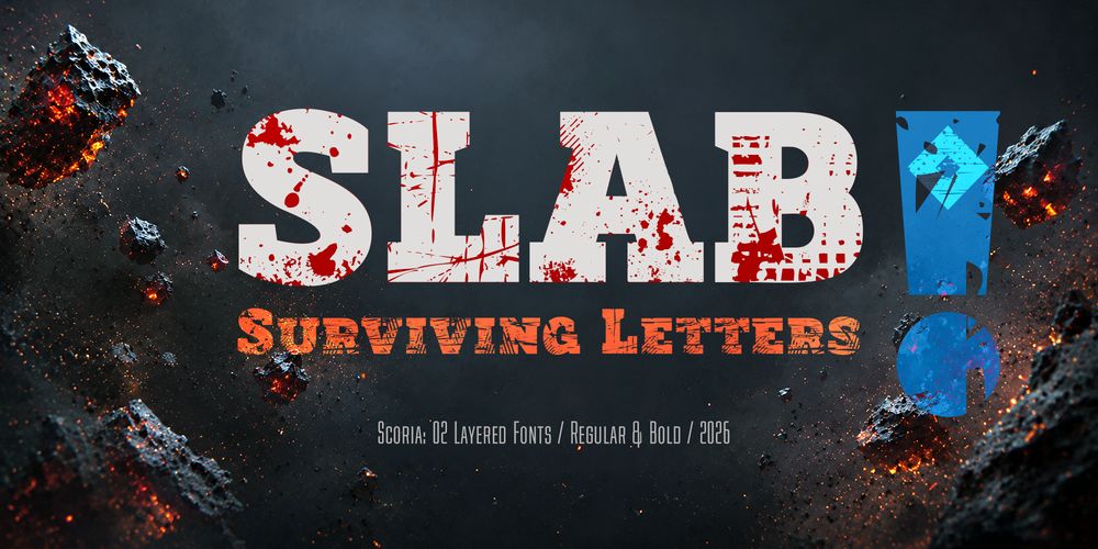 scoria-layered-fonts-texture-style