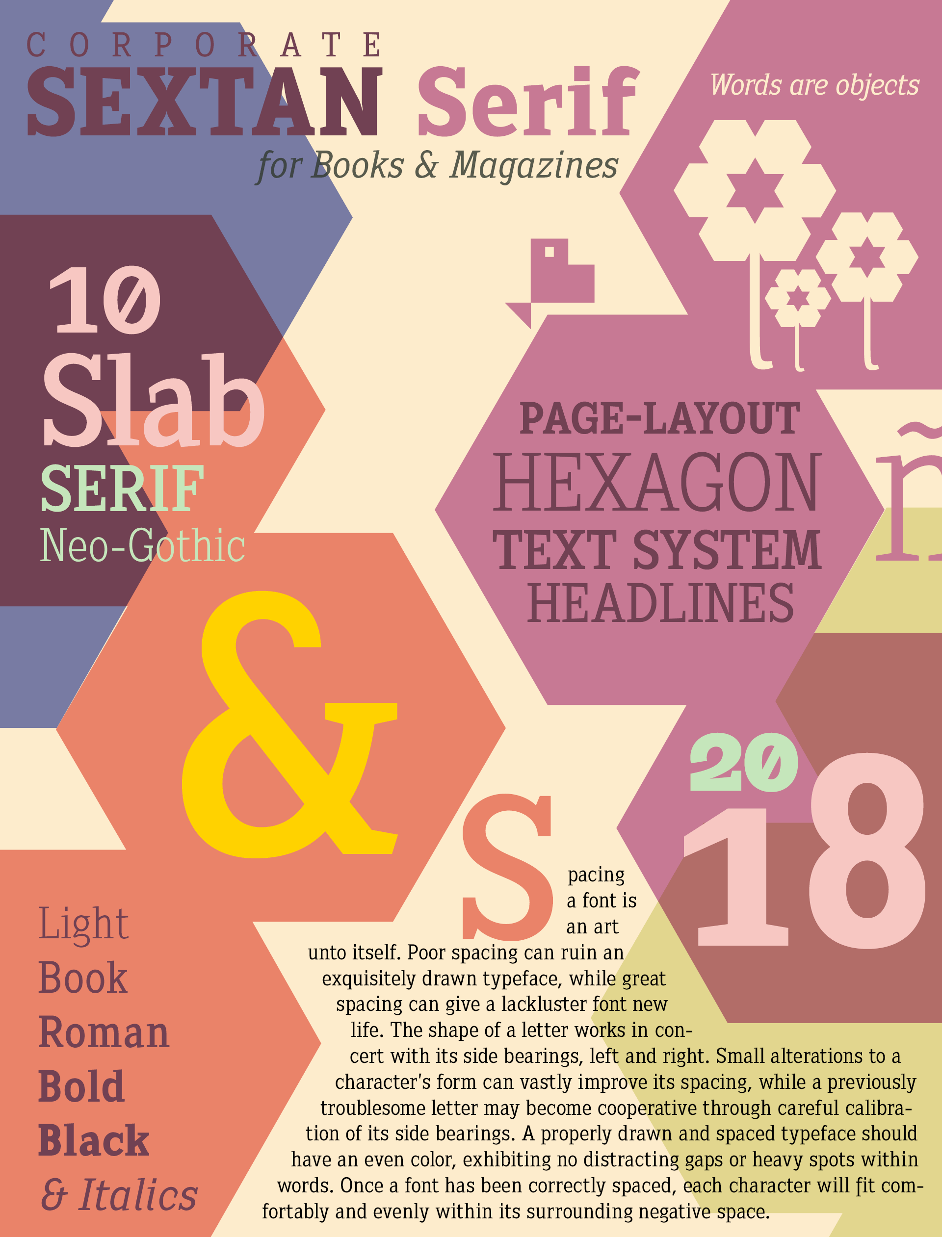 Sextan Fonts for Editorial Design