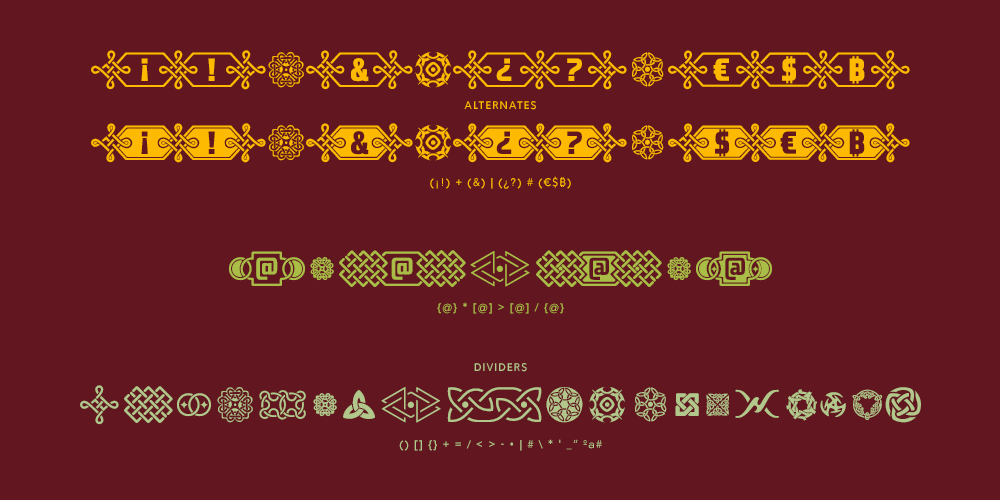 TIES-font-signs