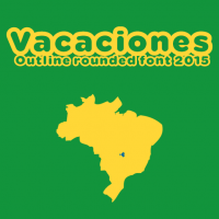 Vacaciones free font 2015