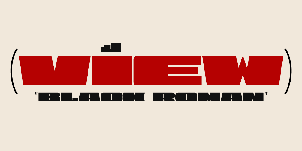 View-Black-fonts-capitals