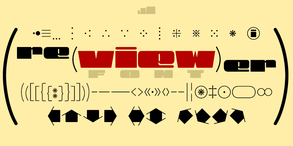 re-View-er-Black-fonts