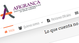 Portal de la asociación Afigranca en Canarias