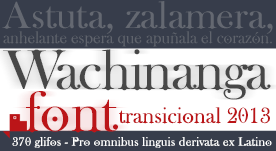 Tipografía con serif estilo art deco