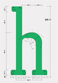 Poster tipográfico de la fuente Sucesión Slab