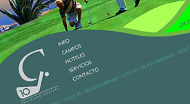 Página web en Flash para empresa de Golf en Canarias