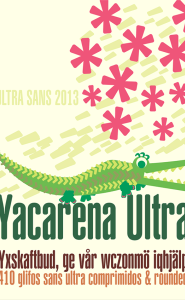 poster-tipografico-yacarena-ultra-font