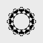 wach-op-art-symbol-font 0021 E